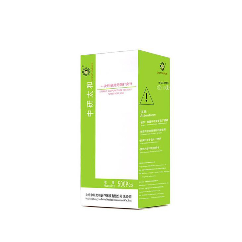 中研太和 一次性使用针灸针0.35×40mm（500支/盒 100盒/箱）