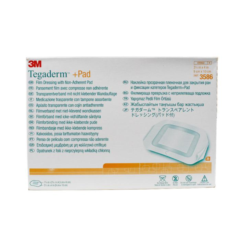 3M 透明伤口敷料 9cm×10cm 3586（25片/盒 4盒/箱）