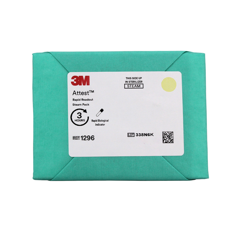 3M 压力蒸汽灭菌标准生物测试包 1296（25包/箱）