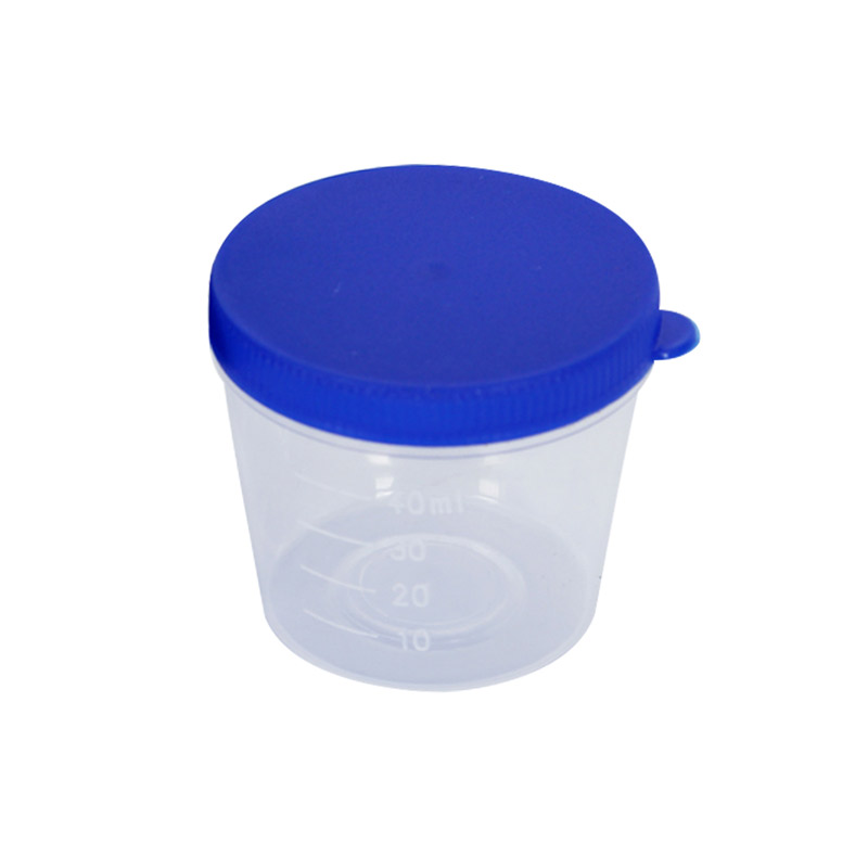 新康 一次性使用痰杯 40ml 螺旋盖 单包消毒（50只/袋 20袋/箱）