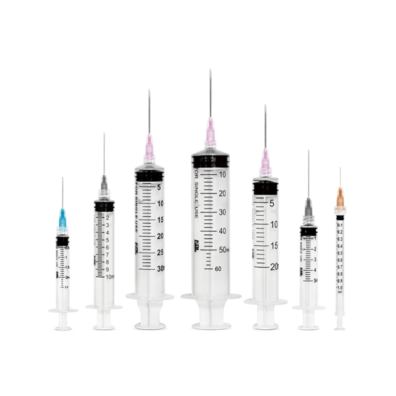 康德莱KDL 一次性无菌注射器 带针2ml 0.6×25mm螺口（100支/盒 20盒/箱）