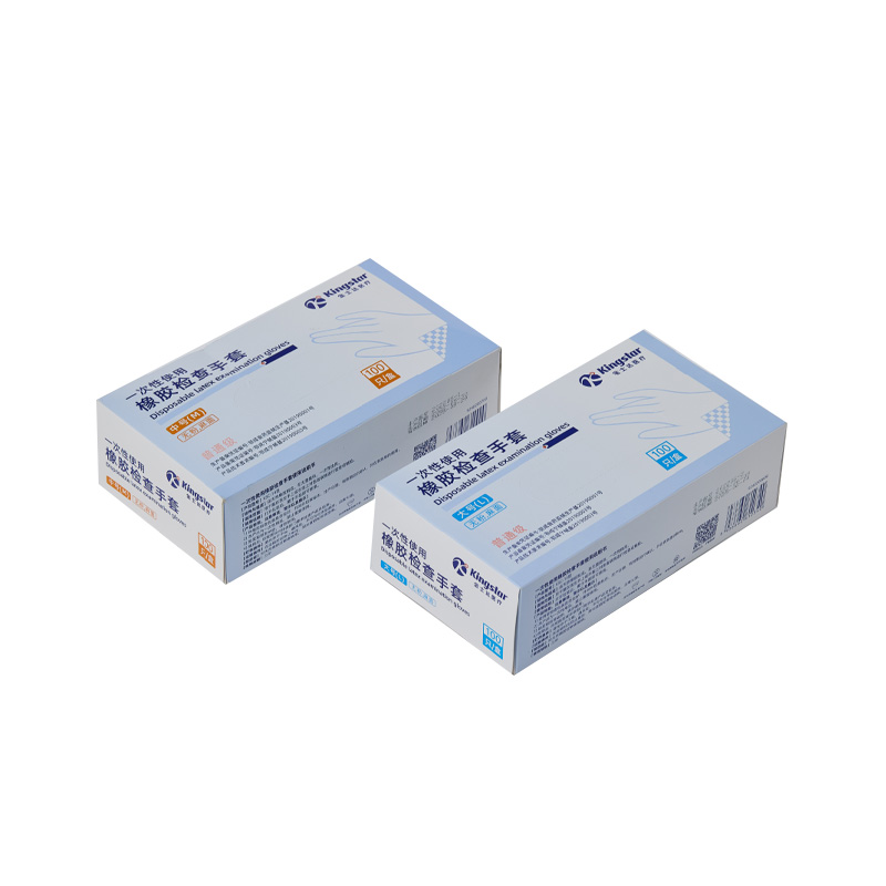 金士达 一次性使用橡胶检查手套 L （100只/盒 10盒/箱）